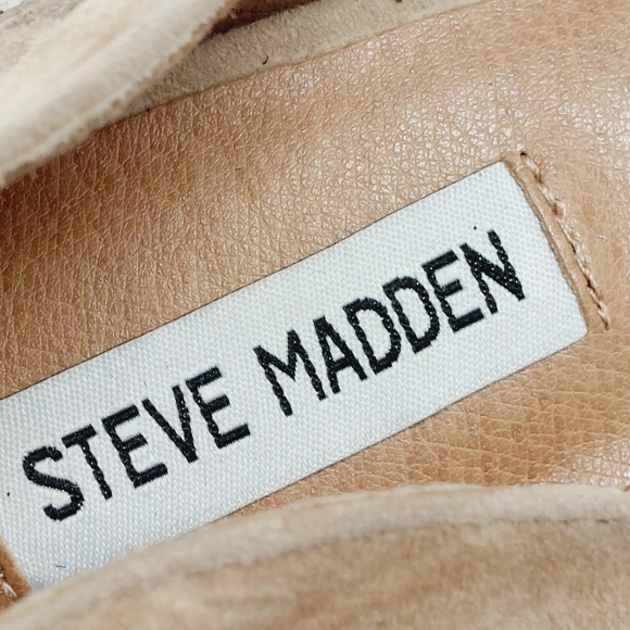 Steve Madden Khai Tan Pointy Toe Casual Comfy D'Orsay Summer Flats O117 - Picture 9 of 13